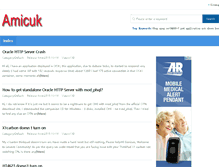 Tablet Screenshot of amicuk.com